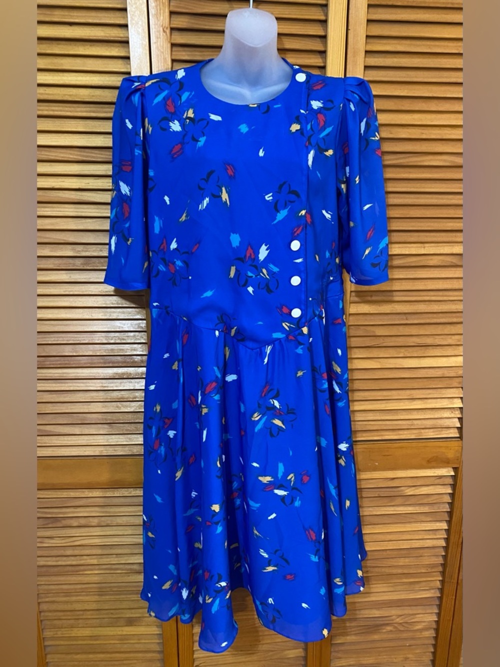 Vintage Jo Ann: Graphic dress- midi